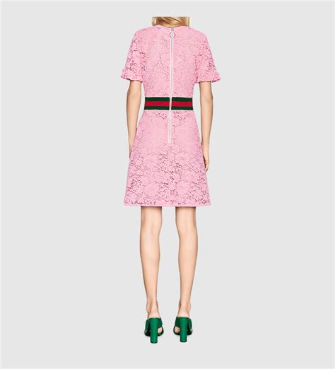 gucci pink dress 2017|gucci lace dress.